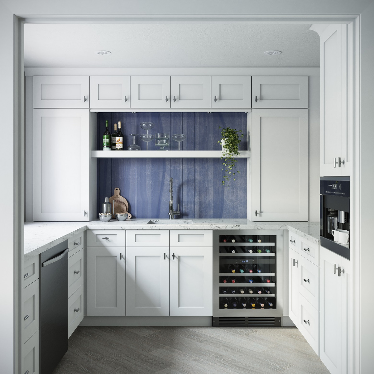 Frosted White Shaker