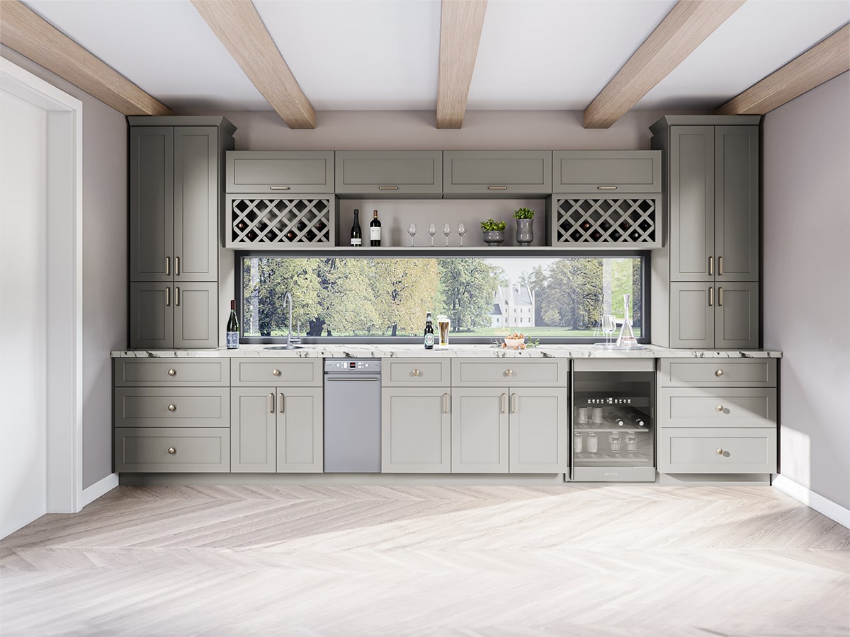 Stratton Light Grey Shaker