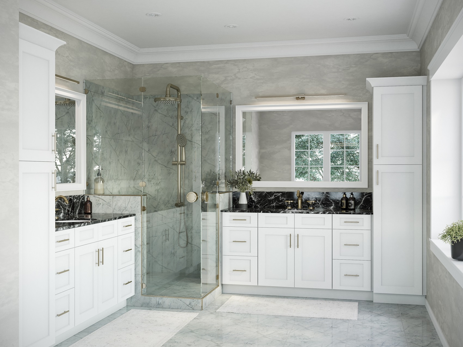 Frosted White Shaker