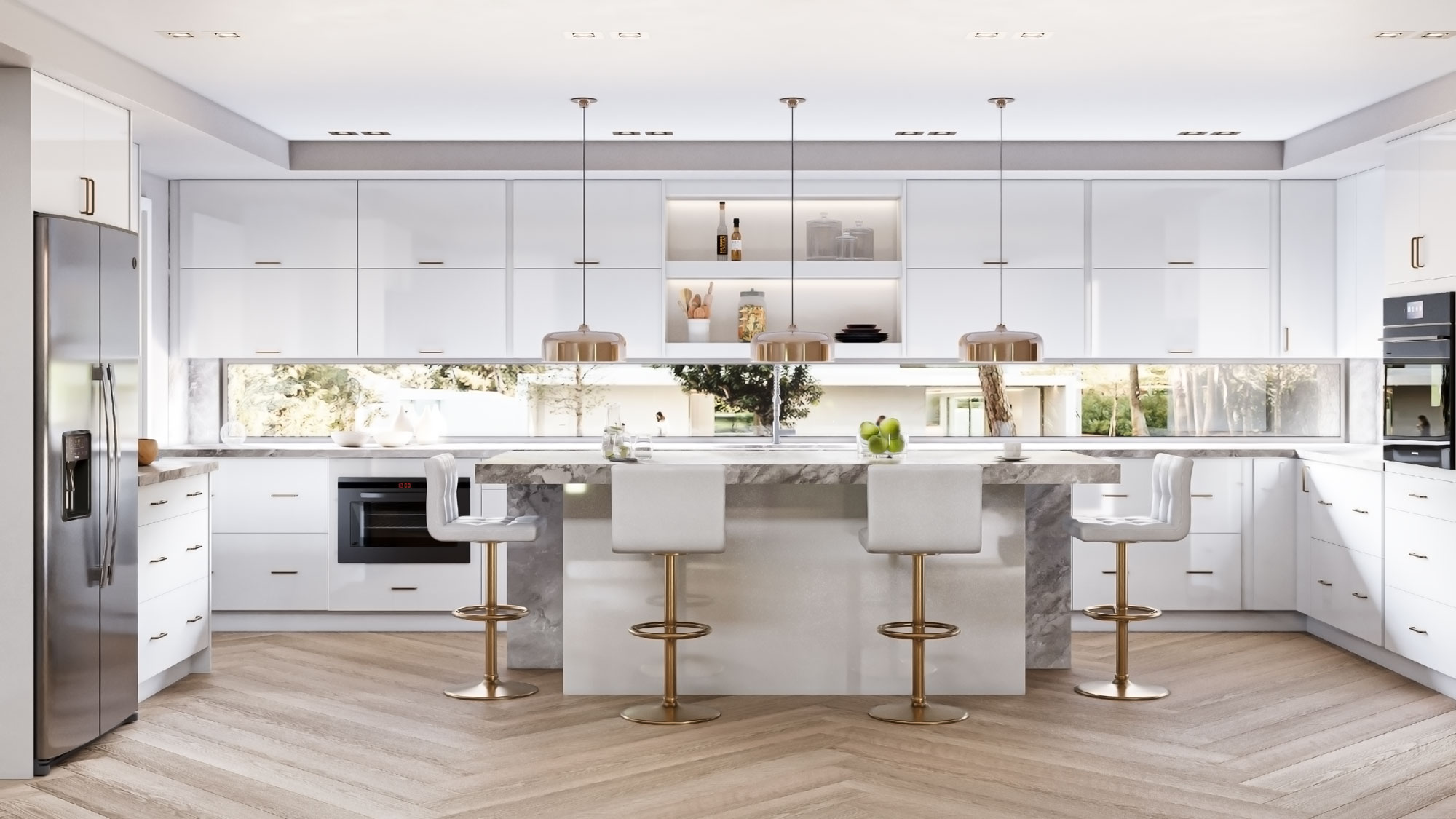 Venetian White Gloss