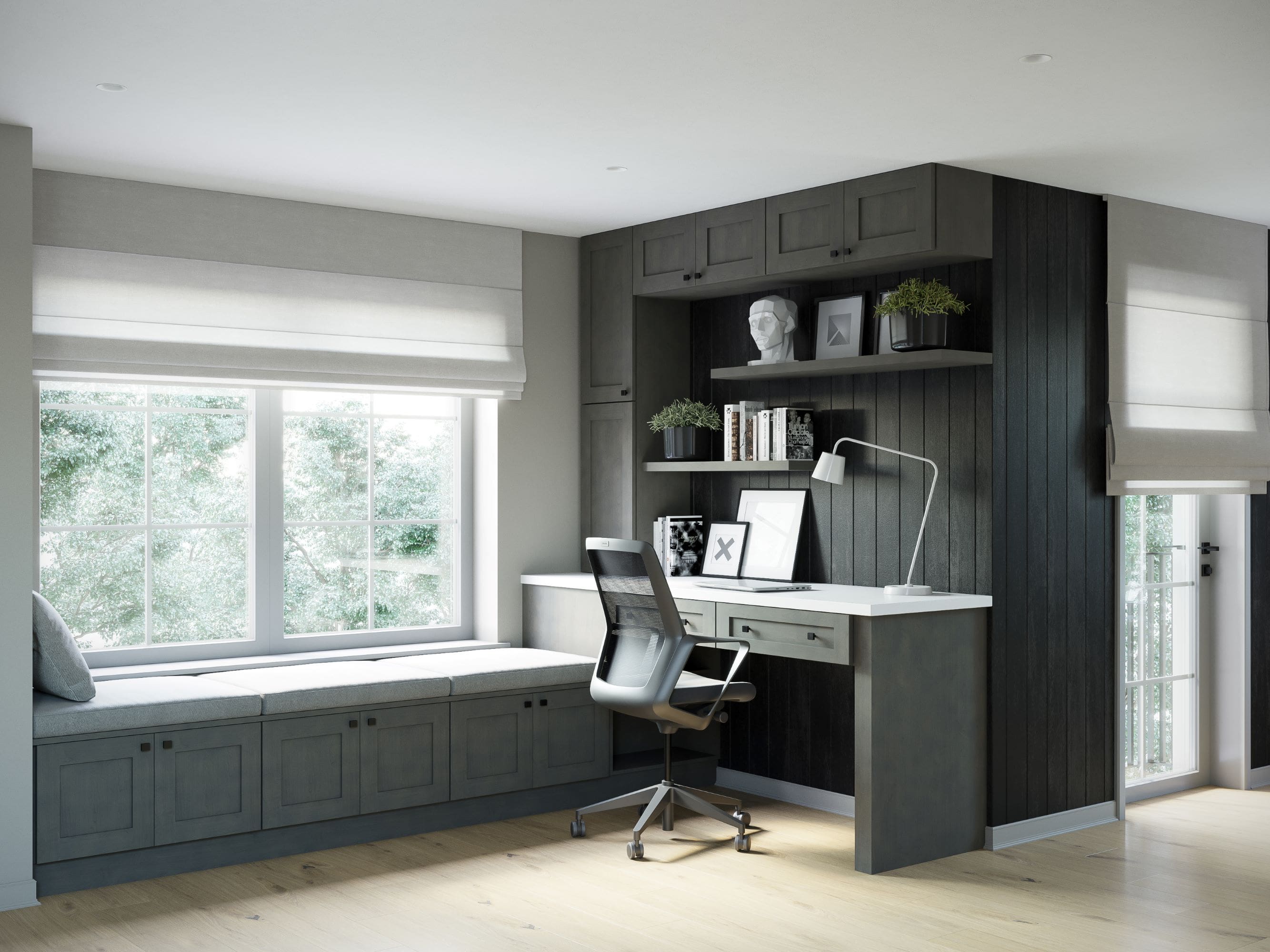 Charcoal Grey Shaker - Quick Ship