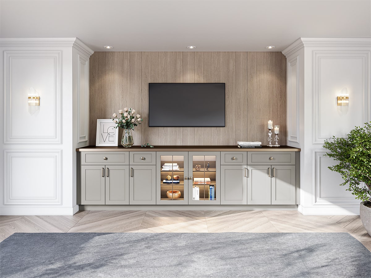 Stratton Light Grey Shaker