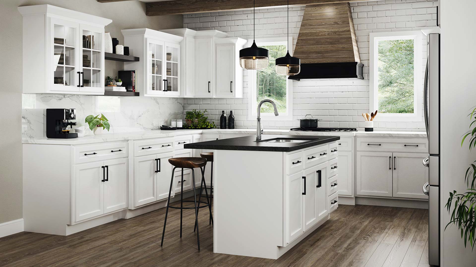 Brunswick - Pre-Assembled Cabinetry - 16 finishes available