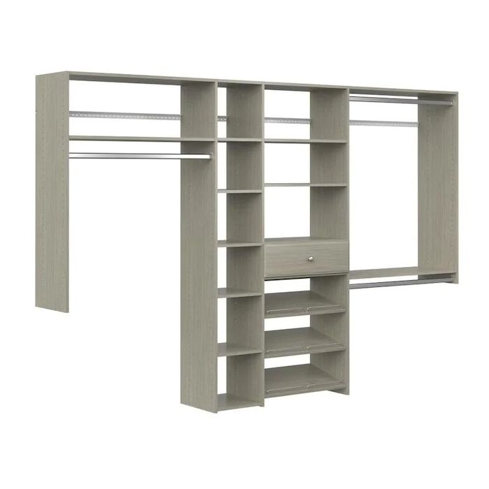 108 Inch Wide Shoe Storage Closet Organizer System