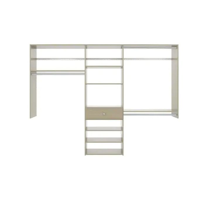 108 Inch Wide Shoe Storage Closet Organizer System