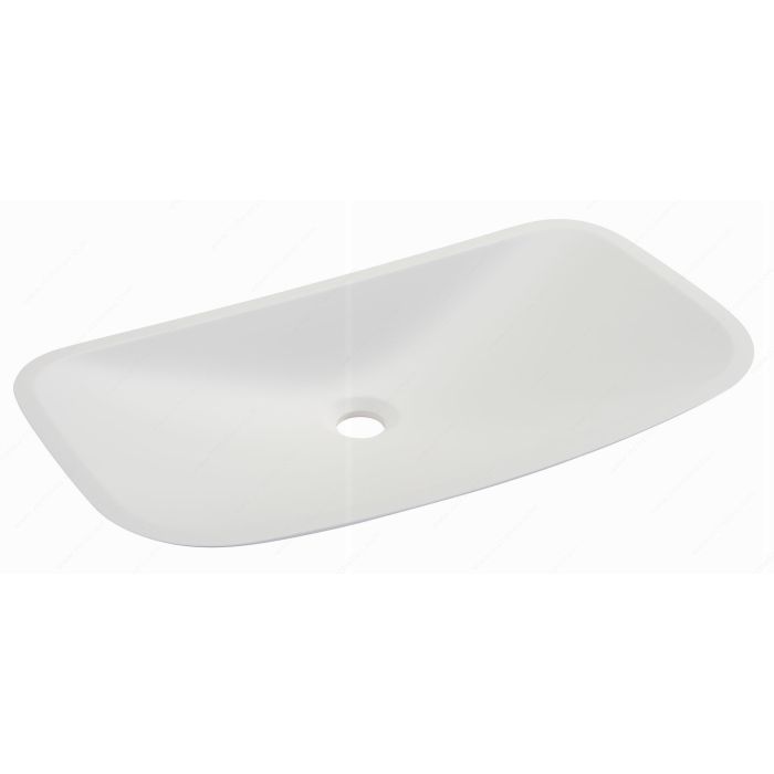 Mineralsolid Rectangular Vessel Sink - Fits 27" Minimum Cabinet Size