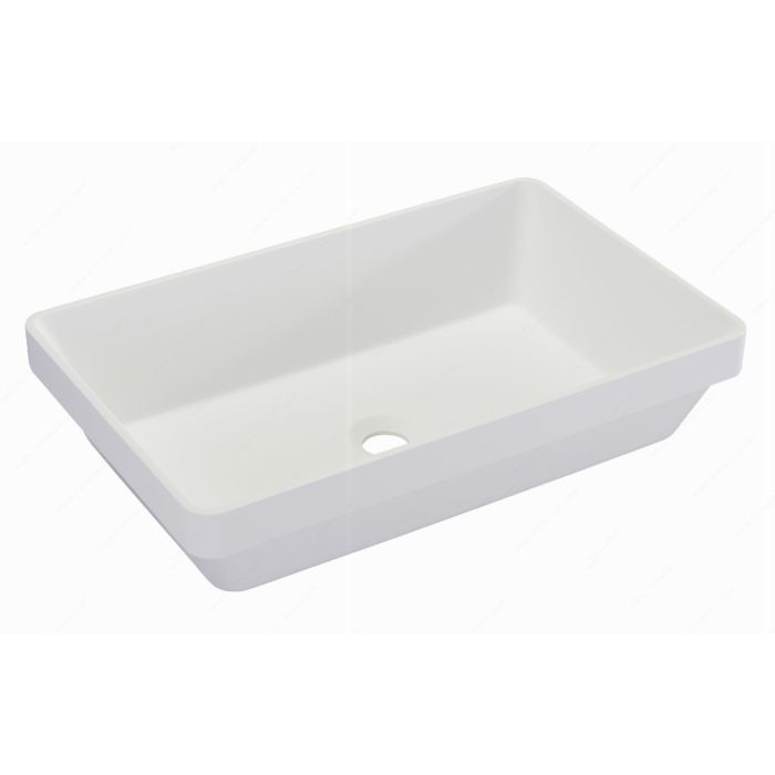 Mineralsolid Rectangular Vessel Sink - Fits 24" Minimum Cabinet Size