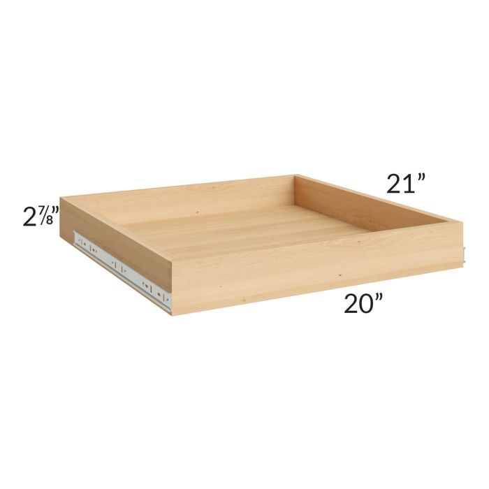 Providence Slate Grey 24" Roll Out Tray with a Dovetailed Drawer Box