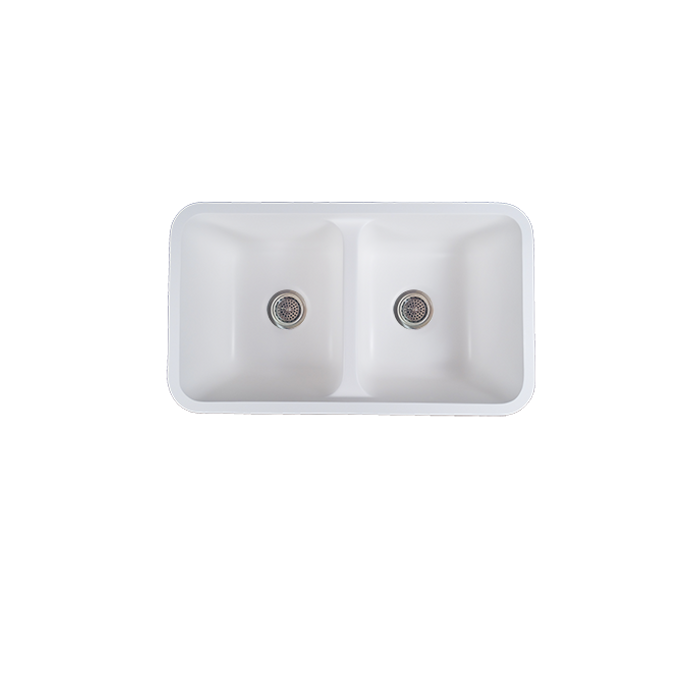 Solid Surface Undermount Sink - Fits 31" Minimum Cabinet Size