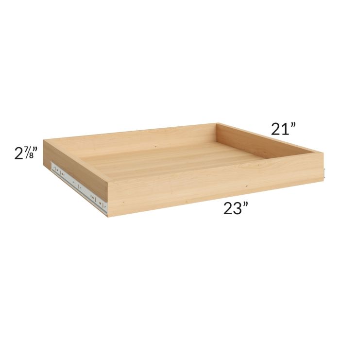 Providence Slate Grey 27" Roll Out Tray with a Dovetailed Drawer Box