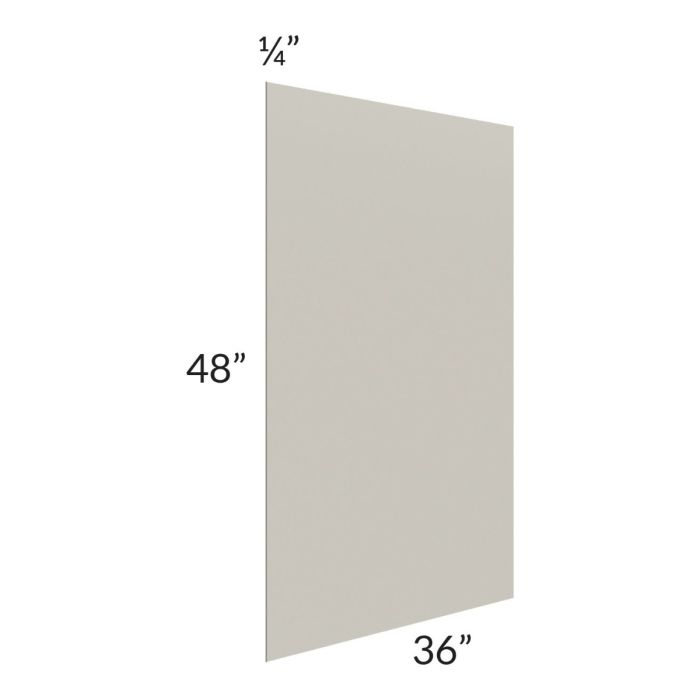 Stratton Light Grey Shaker 36x48 Island Panel