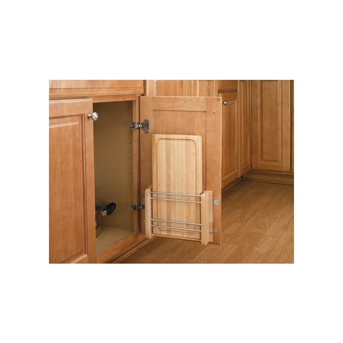 Door Mount Cutting Board - Fits a 15" Wide Base Cabinet (Rev-A-Shelf)