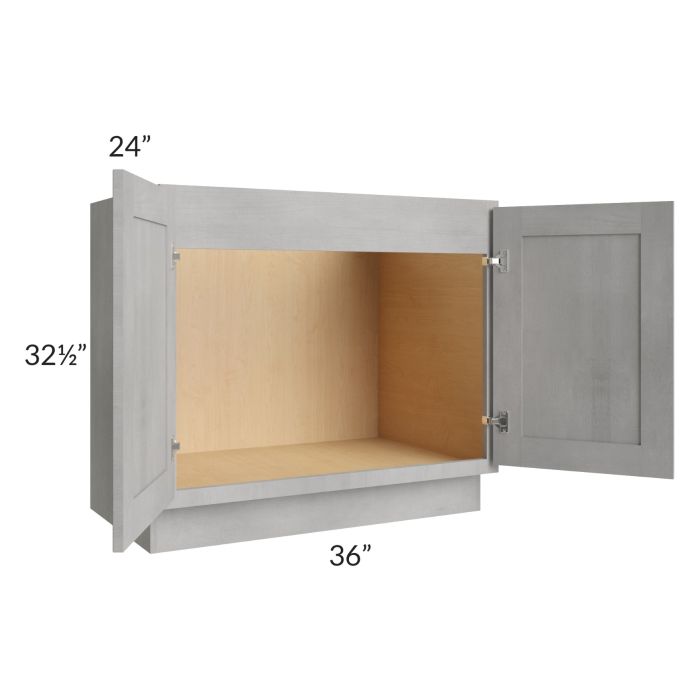 Gramercy Grey Mist ADA 36" Sink Base Cabinet
