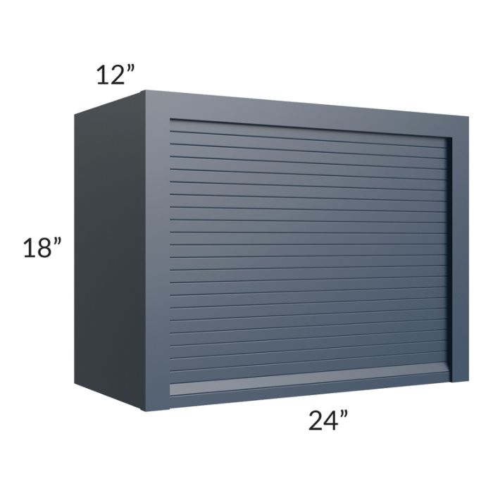 Midtown Blue Shaker Straight Appliance Garage