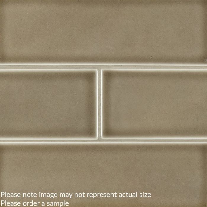 Artisan Taupe 4" X 12" Subway Tile