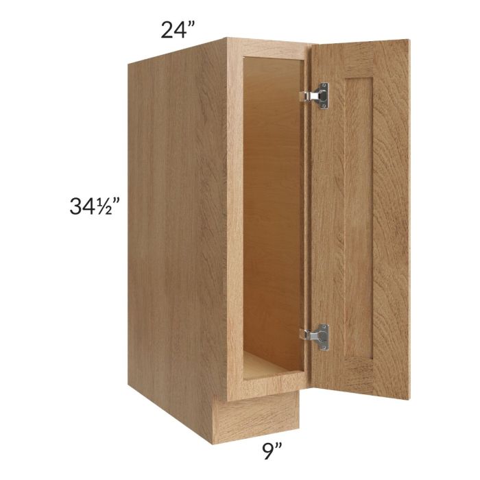Midtown Timber Shaker 9" Full Height Door Base Cabinet