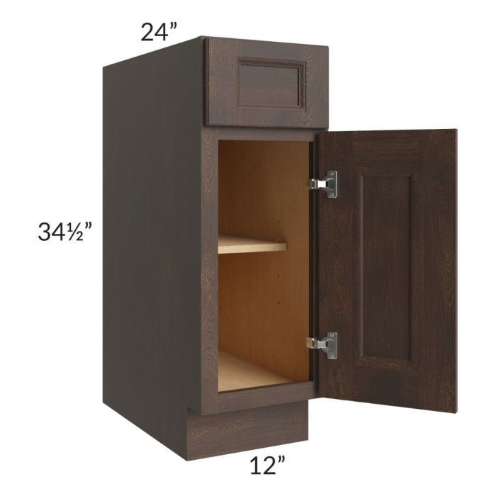 Tuscan Kona Brown 12" Base Cabinet