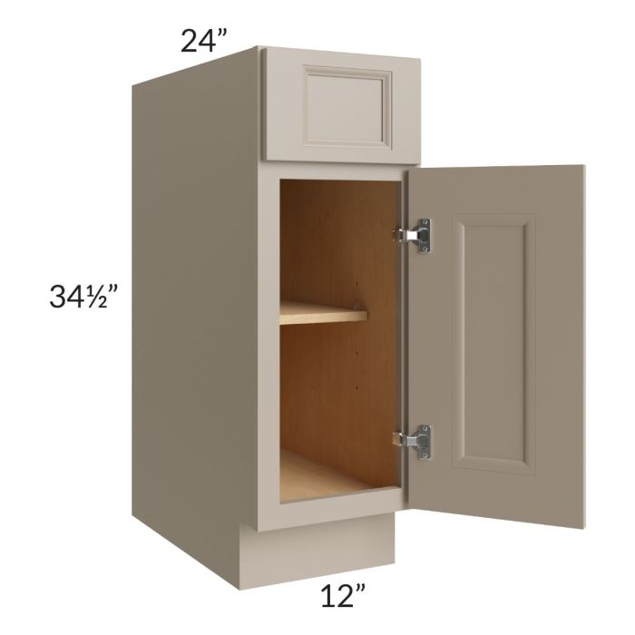 Tuscan Oyster 12" Base Cabinet