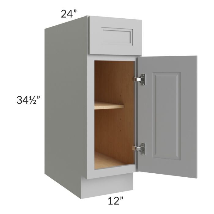 Charlotte Grey 12" Base Cabinet