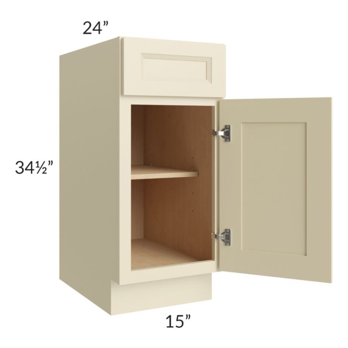 Casselton Ivory 15" Base Cabinet