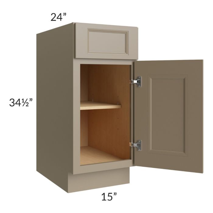 Tuscan Oyster 15" Base Cabinet