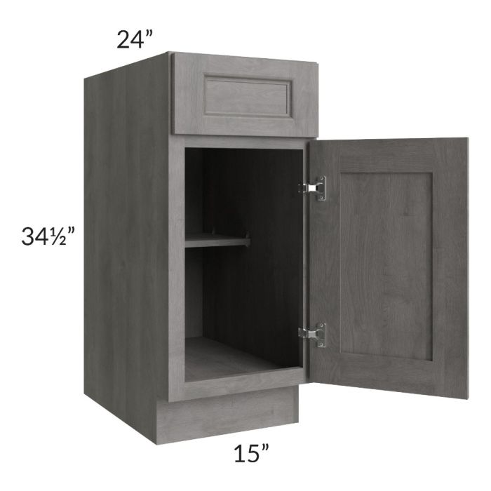 Providence Slate Grey 15" Base Cabinet 