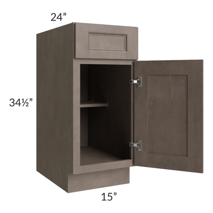 Providence Natural Grey 15" Base Cabinet 