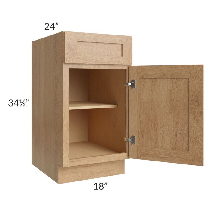 Midtown Timber Shaker 18" Base Cabinet