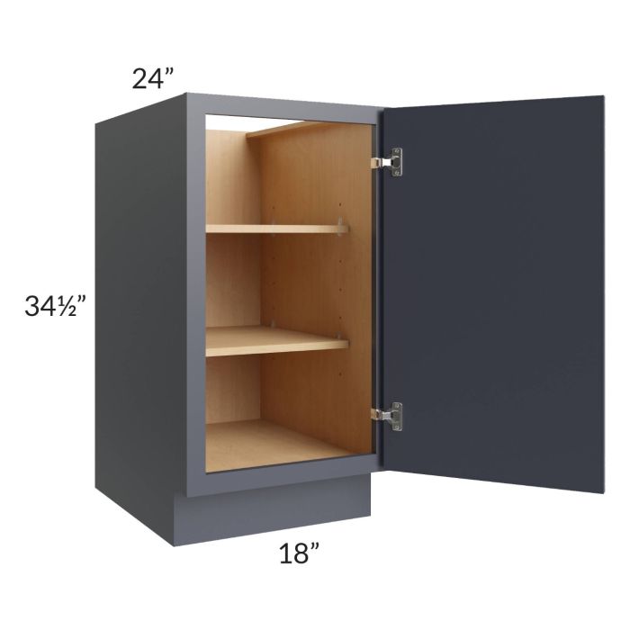 Vienna Indigo 18" Full Height Door Base Cabinet
