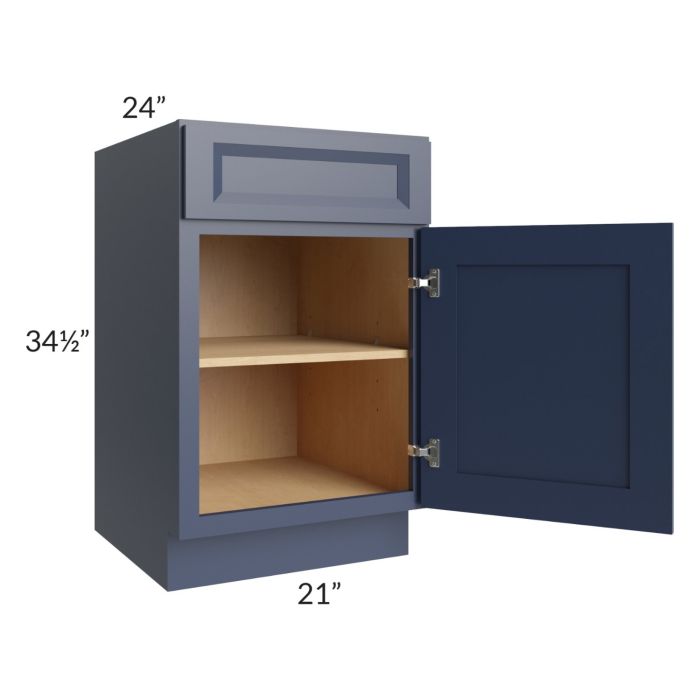 Bayville Blue 21" Base Cabinet