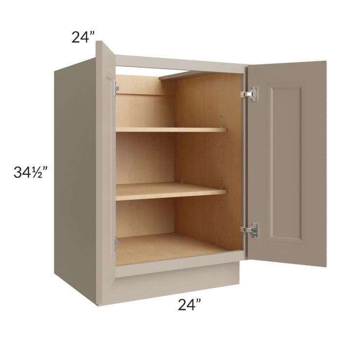 Tuscan Oyster 24" Full Height Door Base Cabinet