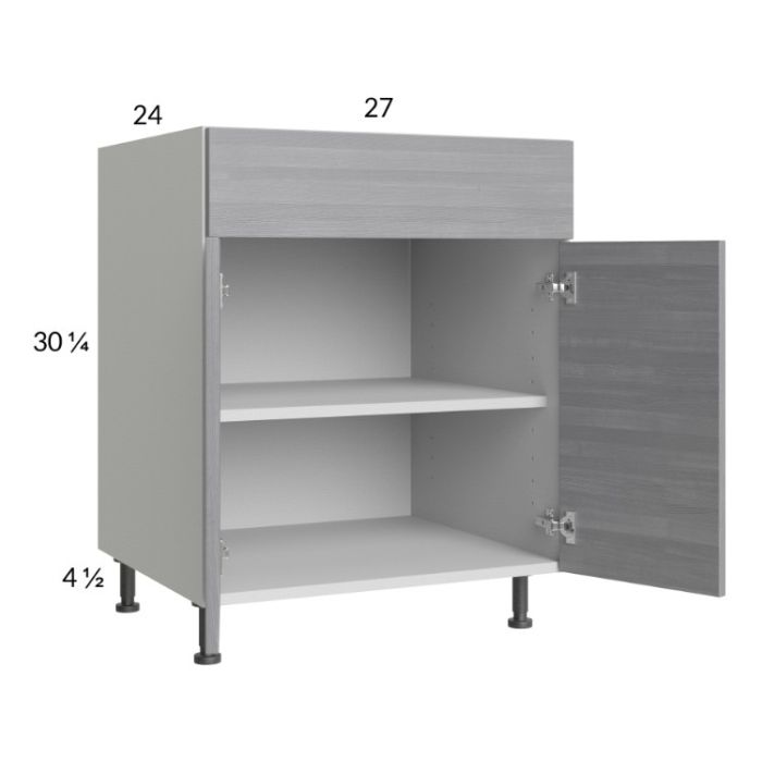 Euro Grey 27" Base Cabinet