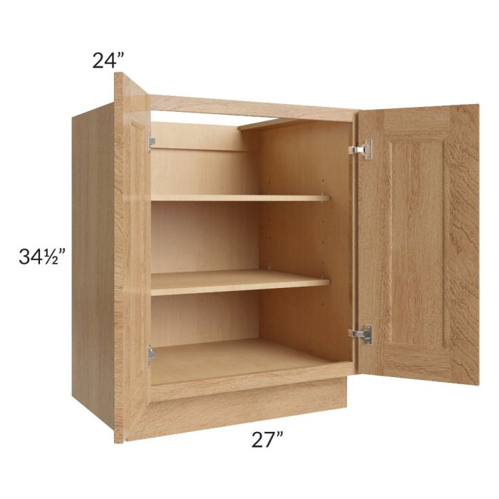 Tuscan Timber 27" Full Height Door Base Cabinet