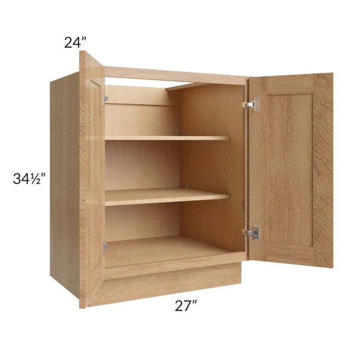 Midtown Timber Shaker 27" Full Height Door Base Cabinet