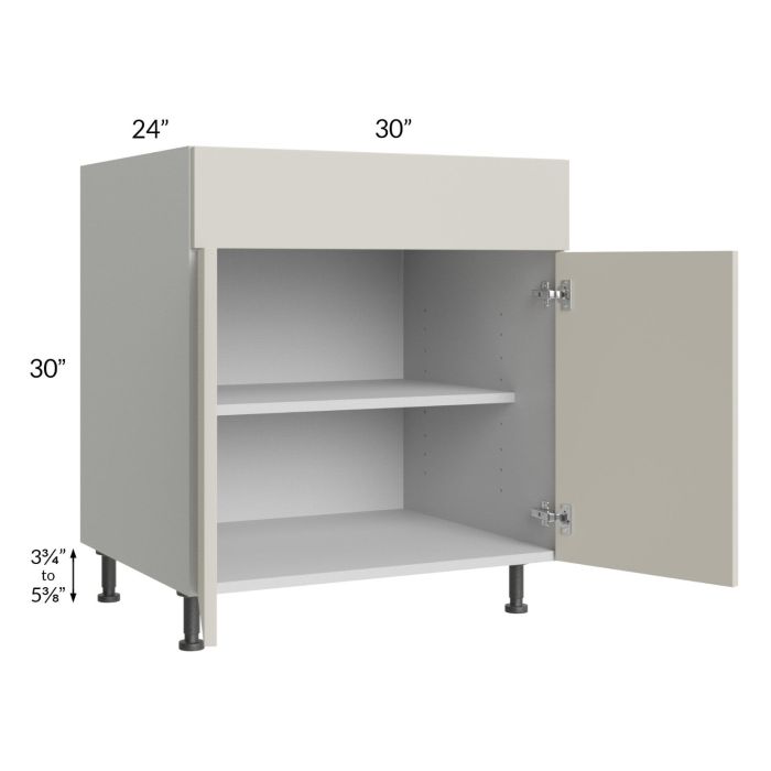 Milan Beige Matte 30" Base Cabinet