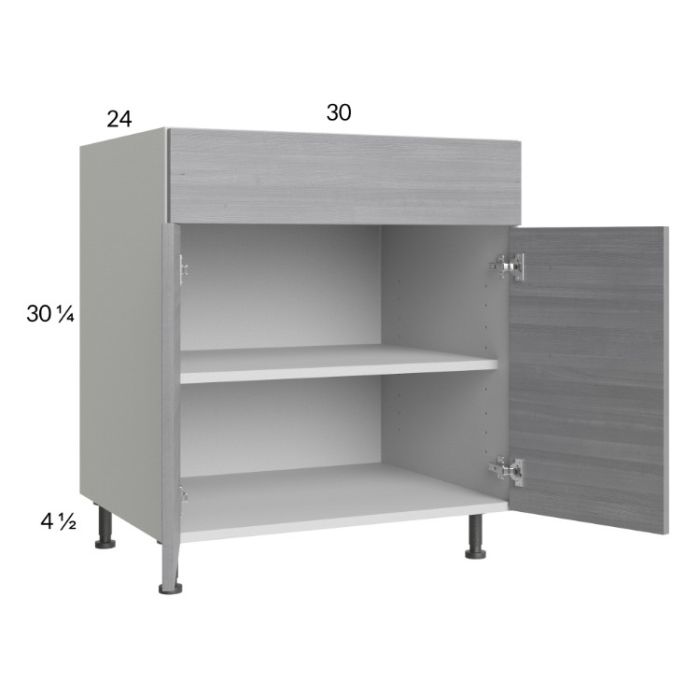 Euro Grey 30" Base Cabinet