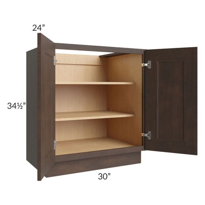 Tuscan Kona Brown 30" Full Height Door Base Cabinet