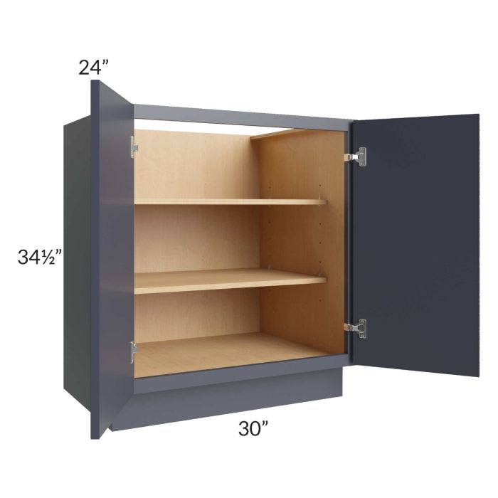 Vienna Indigo 30" Full Height Door Base Cabinet