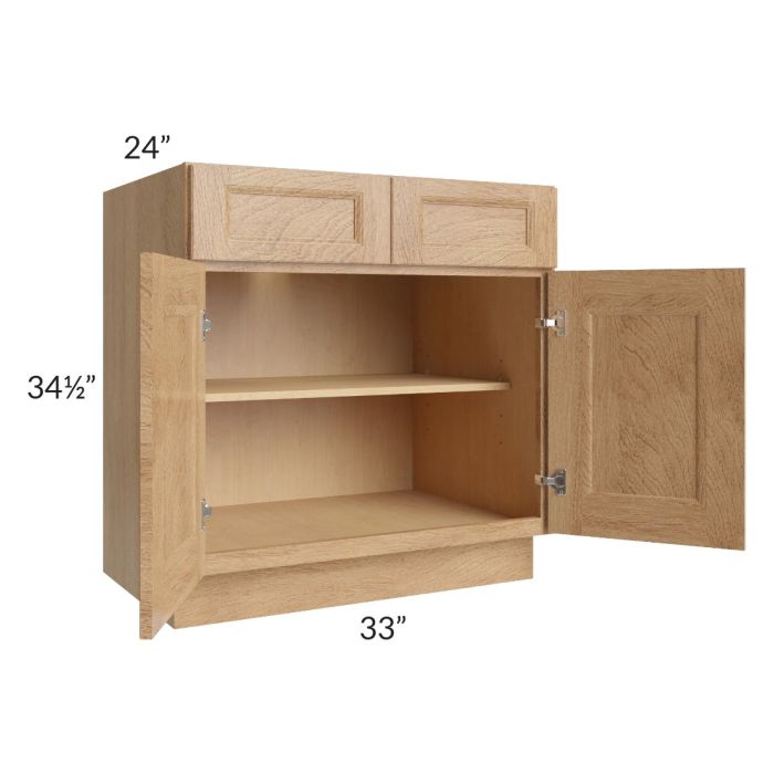 Tuscan Timber 33" Base Cabinet