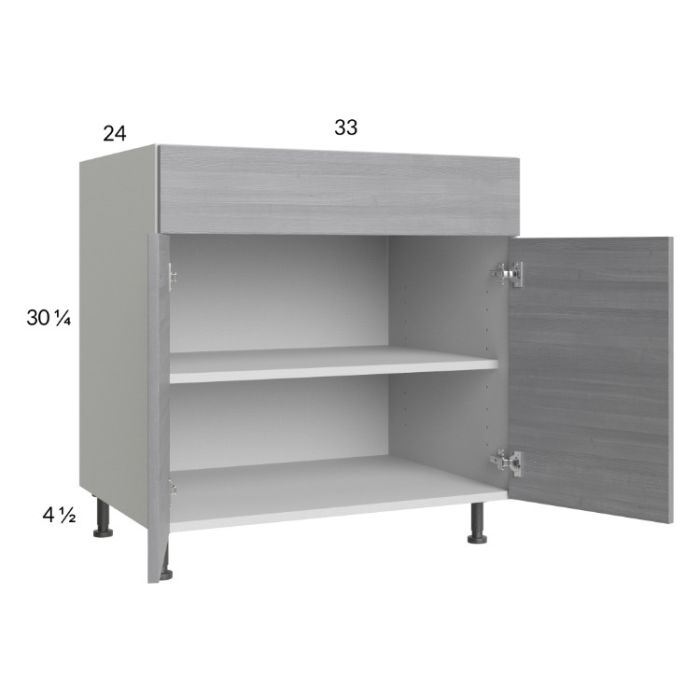 Euro Grey 33" Base Cabinet