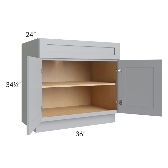 Asheville Grey Shaker 36" Base Cabinet