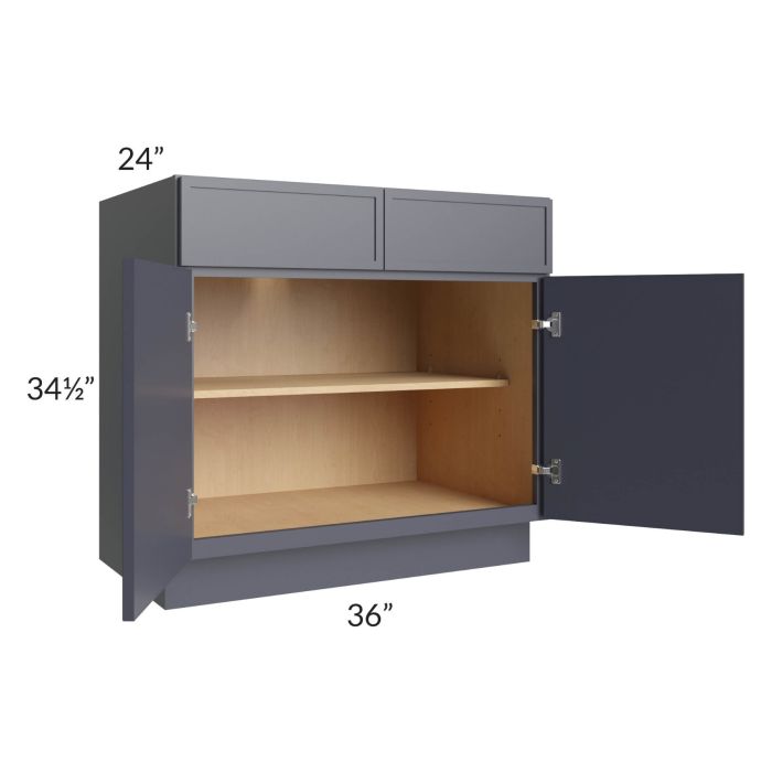 Vienna Indigo 36" Base Cabinet