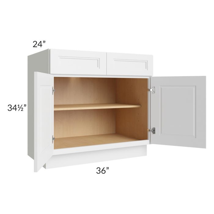 Charlotte White 36" Base Cabinet