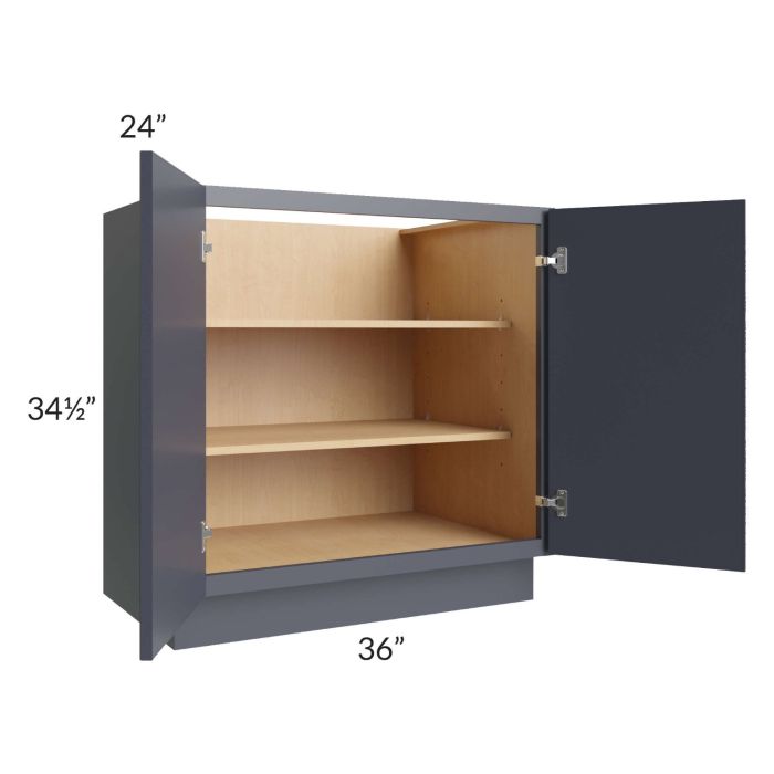 Vienna Indigo 36" Full Height Door Base Cabinet