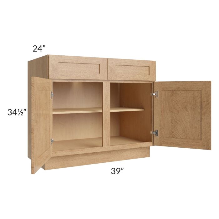 Midtown Timber Shaker 39" Base Cabinet