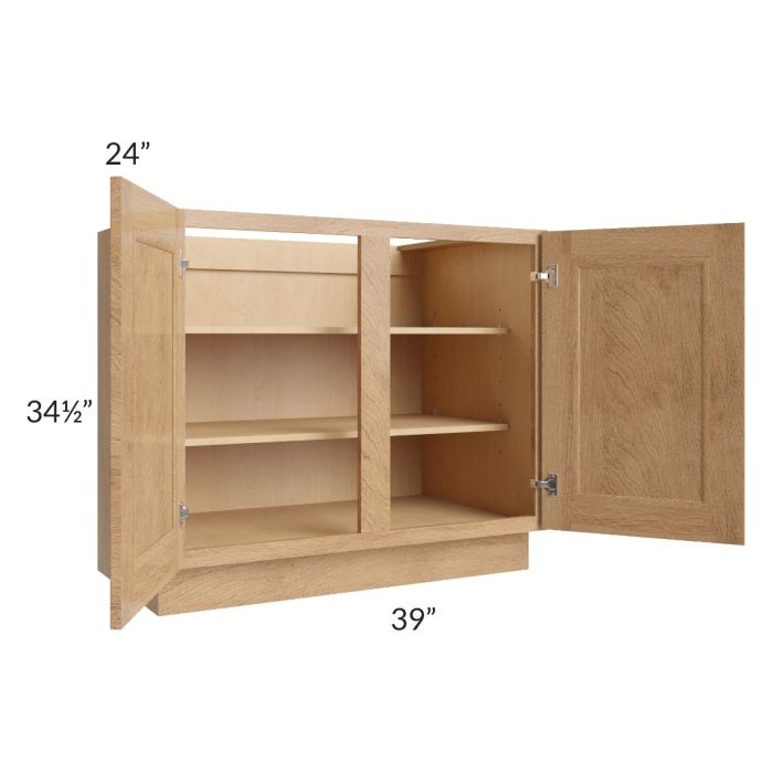 Tuscan Timber 39" Full Height Door Base Cabinet