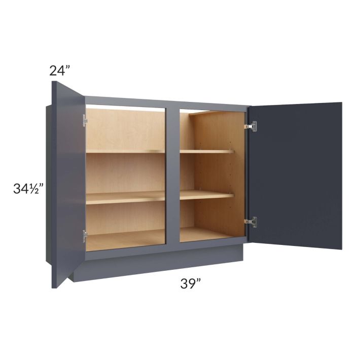 Vienna Indigo 39" Full Height Door Base Cabinet