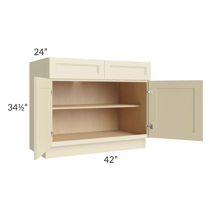 Casselton Ivory 42" Base Cabinet