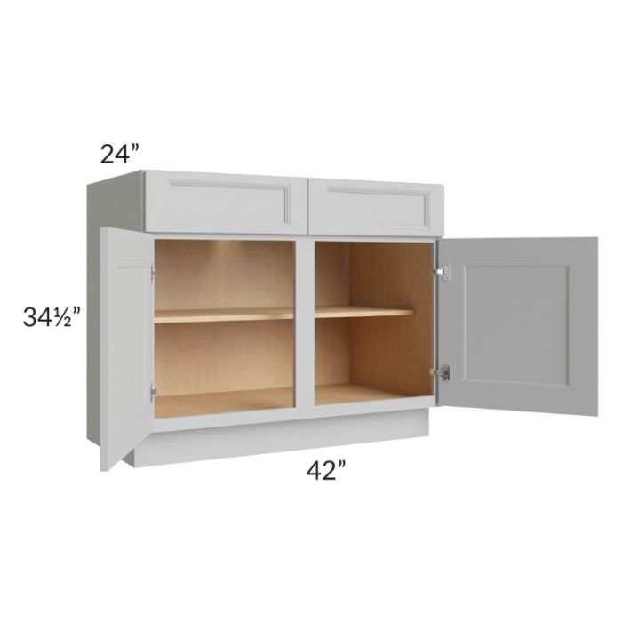 Tuscan Painted Grey 42" Base Cabinet