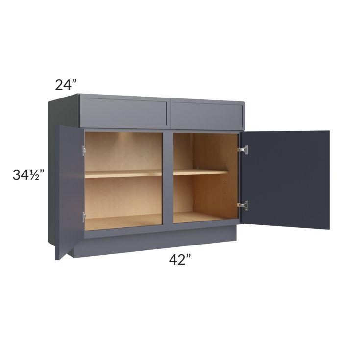 Vienna Indigo 42" Base Cabinet